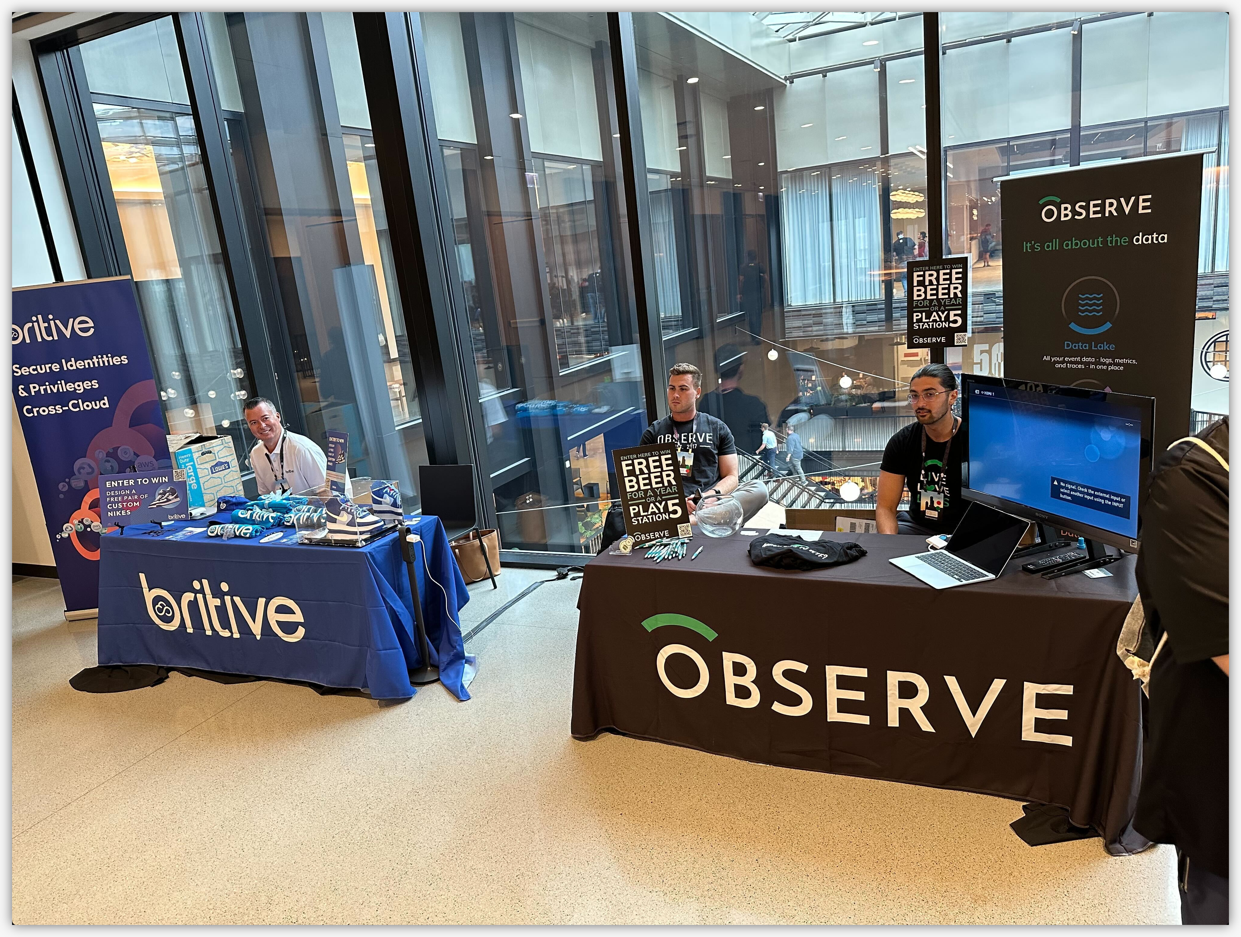A Recap of DevOps Day Chicago 2023 observe booth