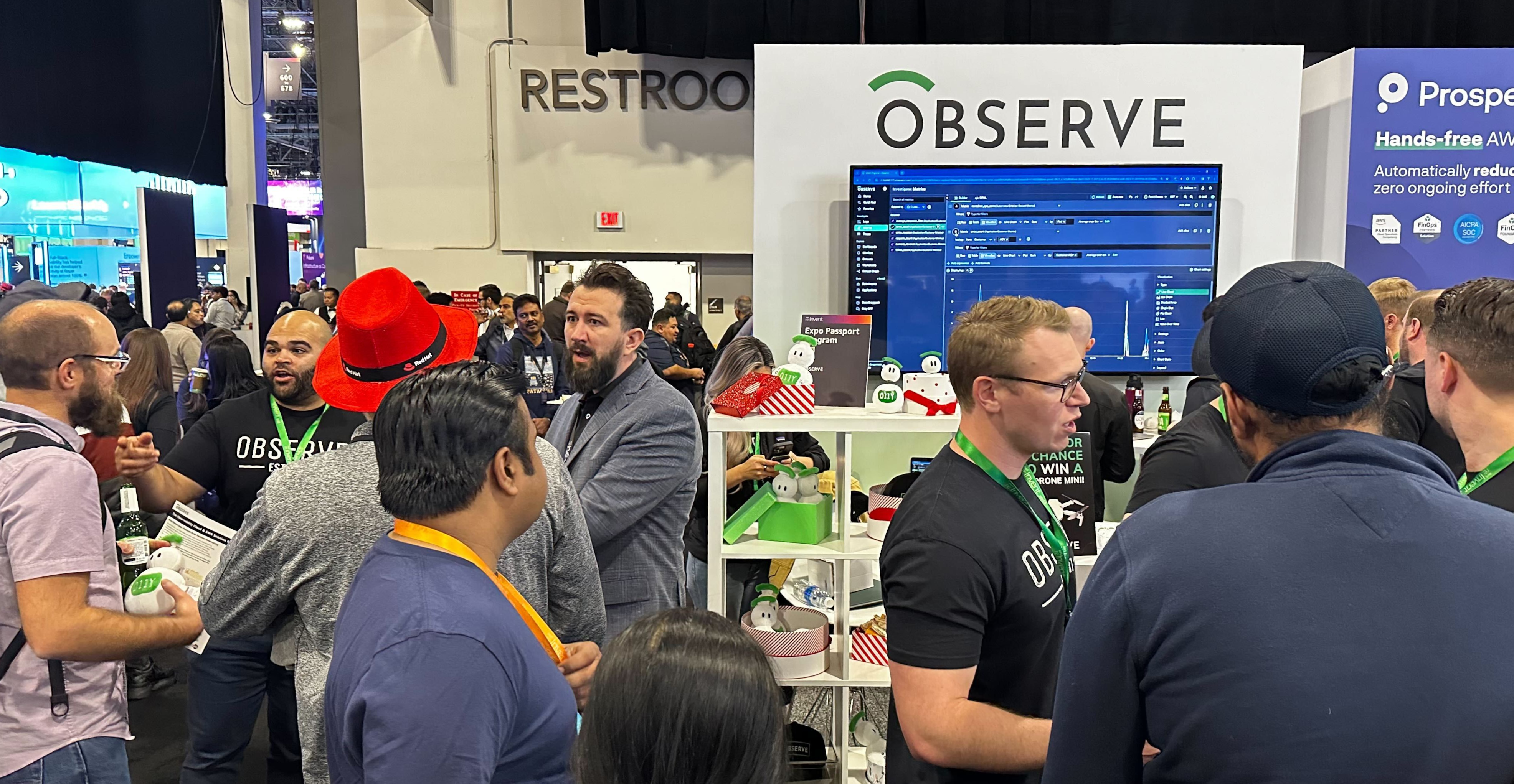 Observe Reinvent Booth